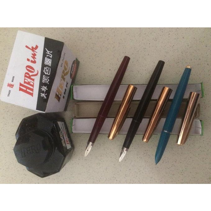 

Hero Ink Calligraphy Set. Pena Tinta / Pulpen Kaligrafi Terlengkap !