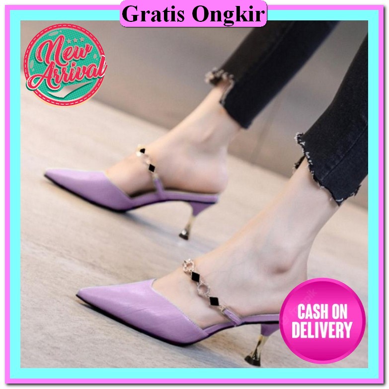 Sepatu Lancip Hak Tahu Wanita Haihils Kekinian Import Murah Haihils Terbaru 2022 Hils Termurah Hills