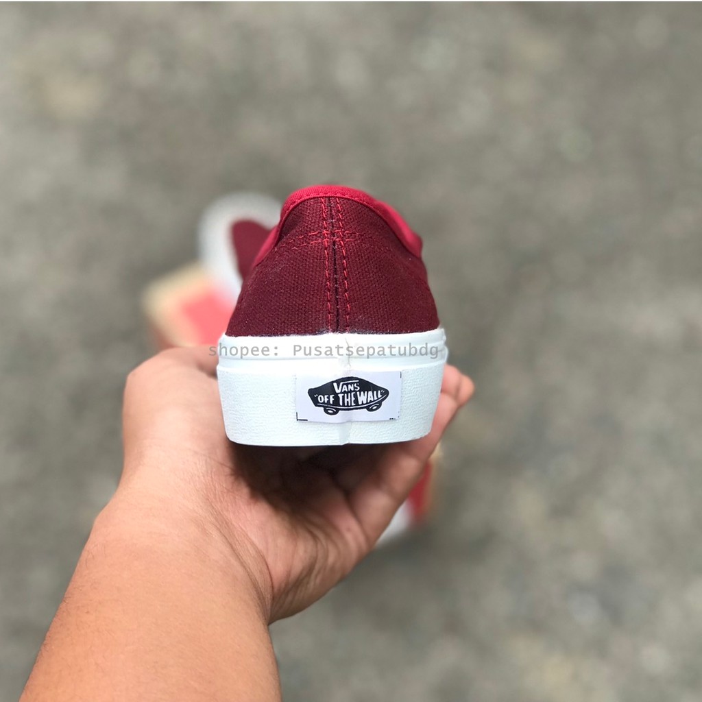 VANS AUTHENTIC MONO MAROON