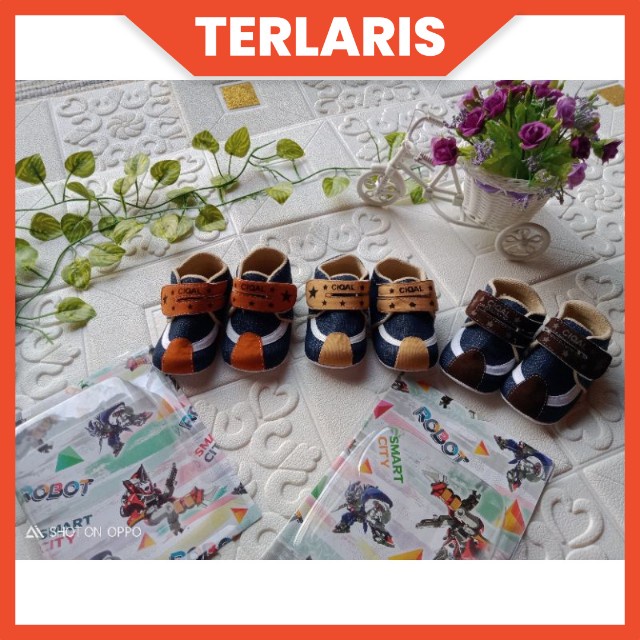 [0-12bulan] sepatu bayi laki laki prewalker / sepatu prewalker bayi cowok 0-12 bulan ELMO CIQAL