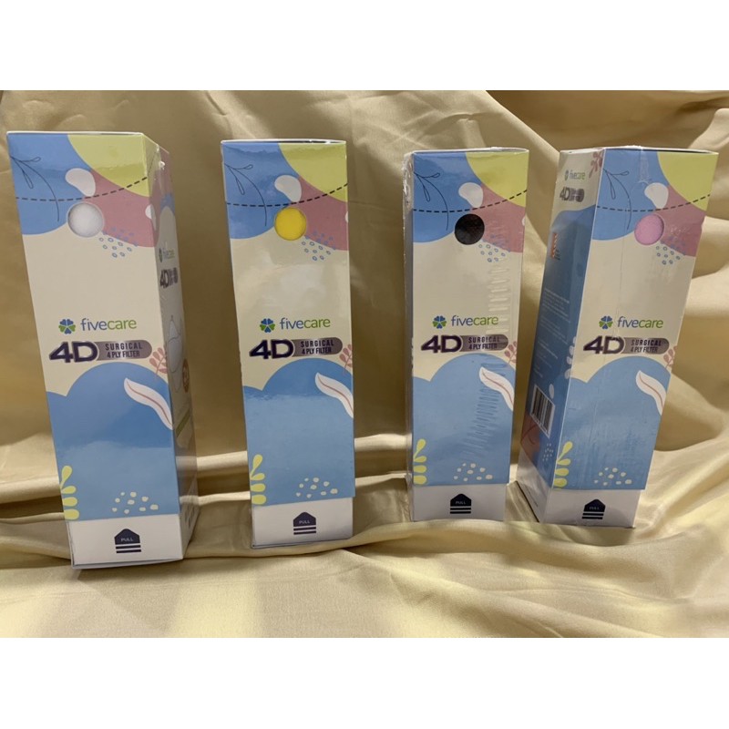 DCQueen - Masker fivecare 4D 4 Ply (Box)
