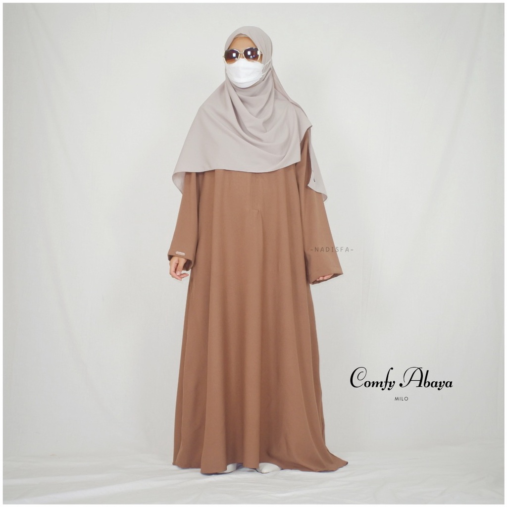 COMFY ABAYA BASIC XS S M  / ABAYA TURKI / ABAYA BASIC / Abaya Kalong / Abaya Umroh / Abaya jumbo