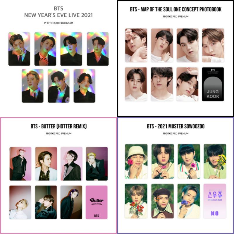 Photocard Premium BTS Hologram