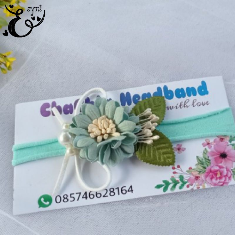 bando anak, bando newborn, bando bunga, mahkota anak, mahkota newborn, eadband_Newborn"Bunga". Banda