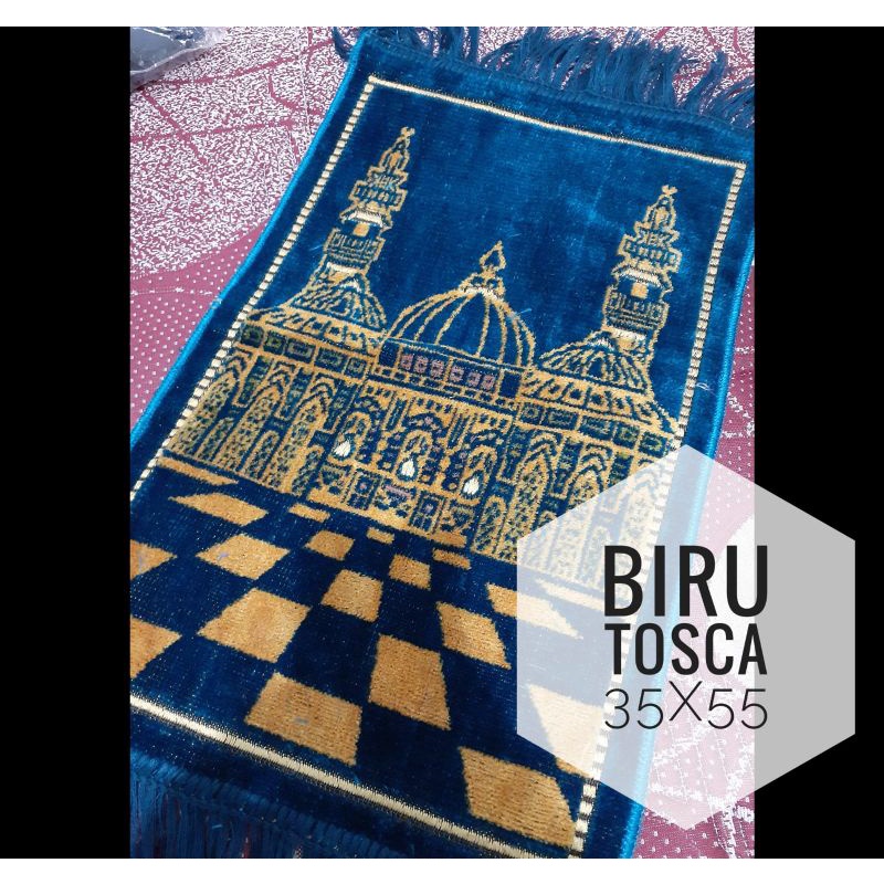 Sajadah bludru kecil 35x55/ Sajadah mini/ Sajadah anak-V-10