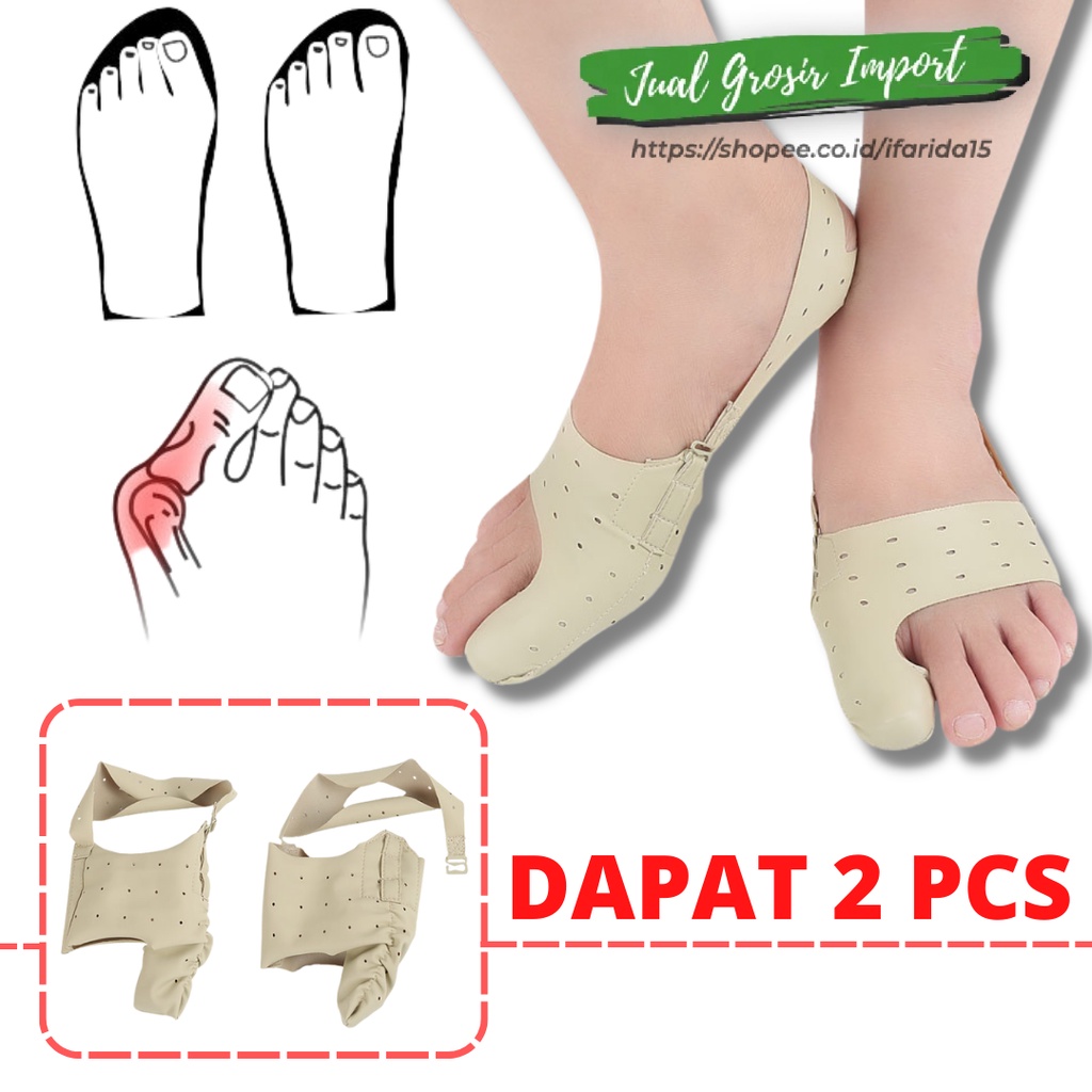 Alat Terapi Jempol Kaki Korektor Tulang Jempol Bunion Corrector Elastic