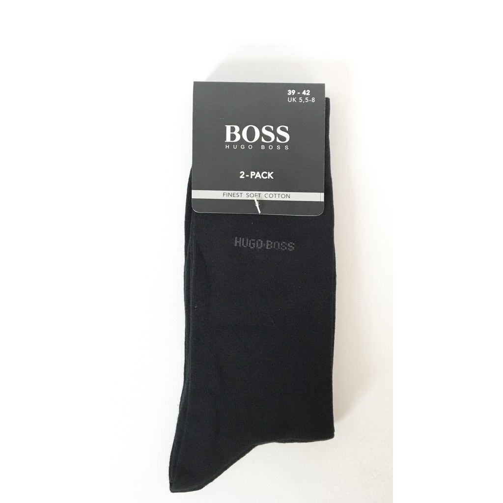 Kaos Kaki Pria Polos Kerja Socks Hugo Boss 2 Pasang
