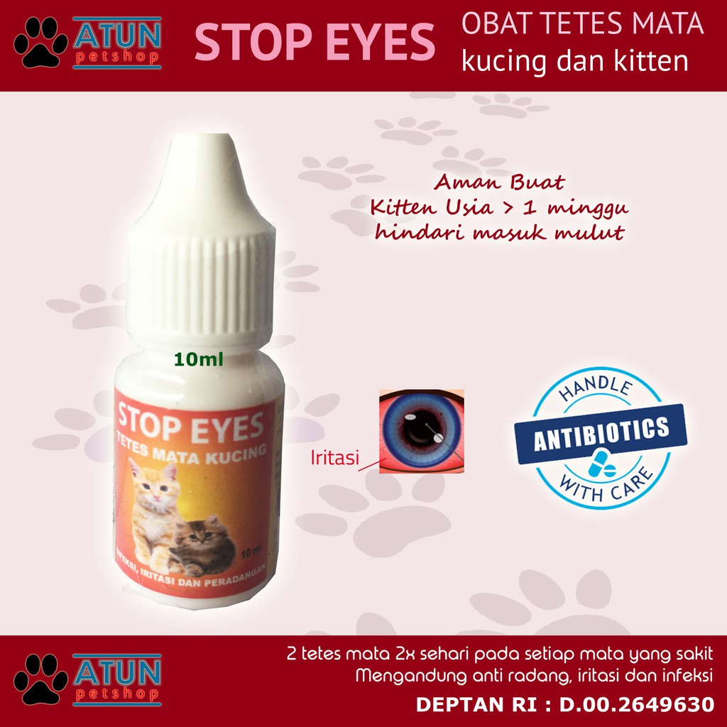 Obat Mata Kucing Iritasi Merah Infeks1 Flu Pilek Stop Eyes Obat Mata Kucing Iritasi Merah Infeks1 Flu Pilek Stop Eyes