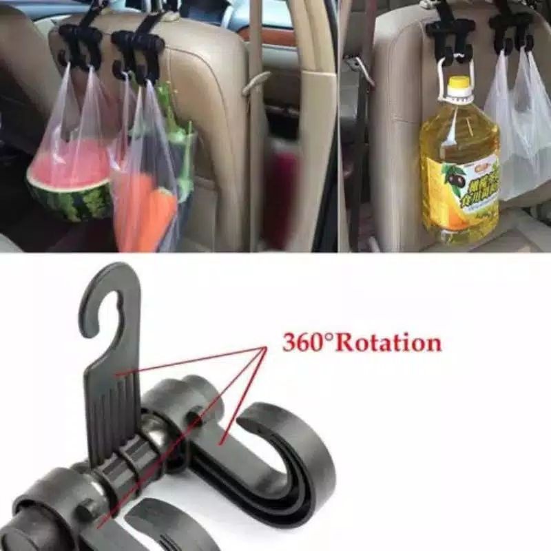 Gantungan Jok Mobil Hanger Hook Mobil Gantungan Mobil Cantolan Dalam Mobil Gantungan Kursi Jok Mobil Car Seat Headrest Hook Hanger Holder