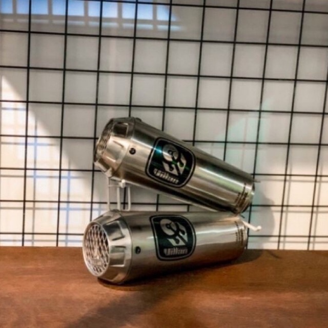 ( ORIGINAL ) KNALPOT VILLAN PRO 1 SHORT SARANG LEBAH SLINCER ONLY