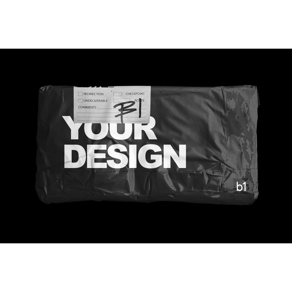 Post Pack Bag Mockup - Adobe Photoshop