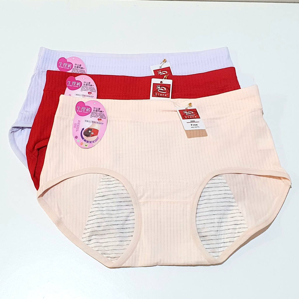 Celana Dalam / Underwear Menstruasi Wanita Elena 9275 (Tinggi 23.5cm, Lingkar Pinggang 58cm)