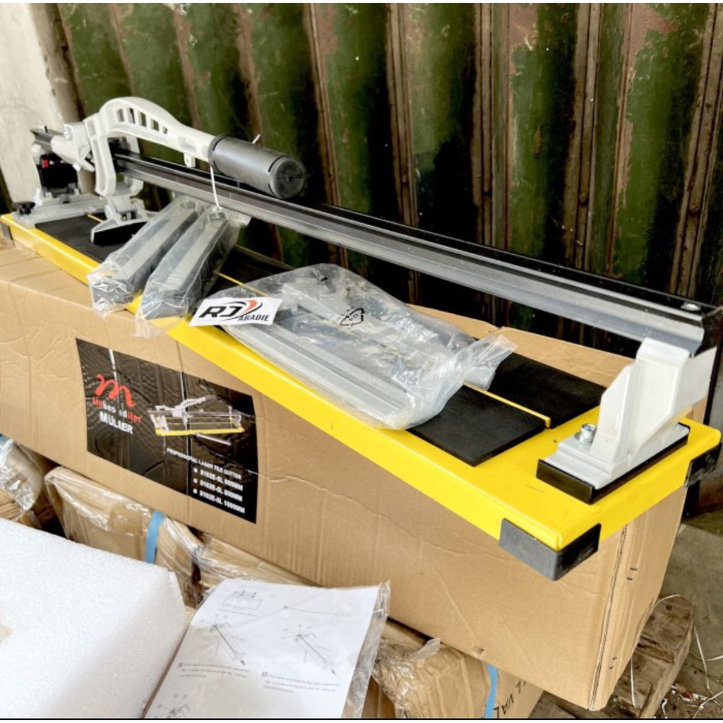 MULLER Mesin Alat Potong Keramik Granit Laser Tile Cutter 1 Rel Tiang - 1000 MM