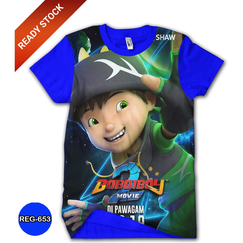 Baju BoBoiBoy Duri 3D Baju Boboiboy Anak Galaxy #REG-653