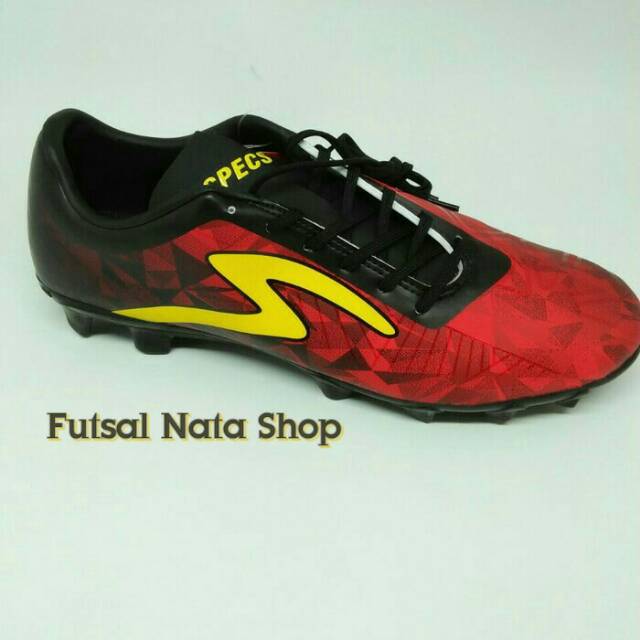 Sepatu bola specs original Swervo Dynamite Black/emperor red new 2018 (FNS)