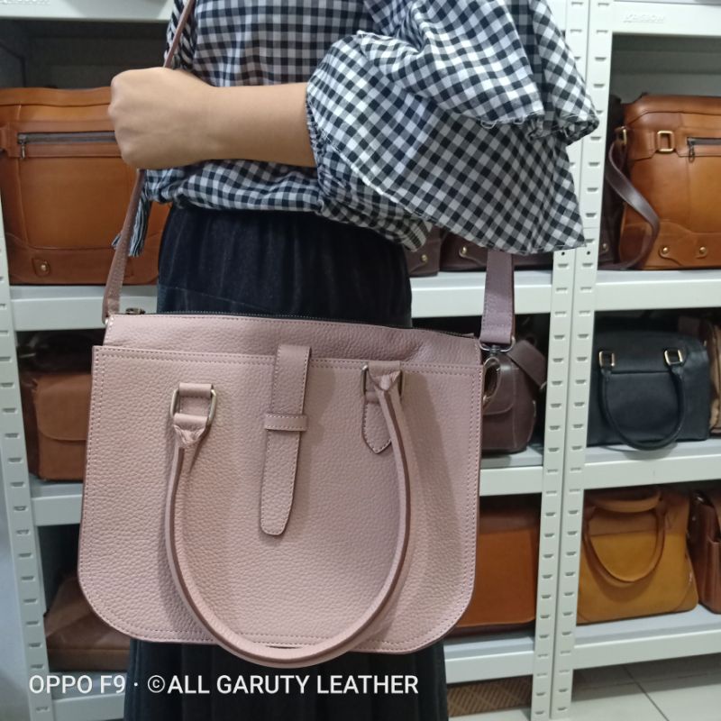 tas wanita kulit/ asli kulit/ kulit Sukaregang garut