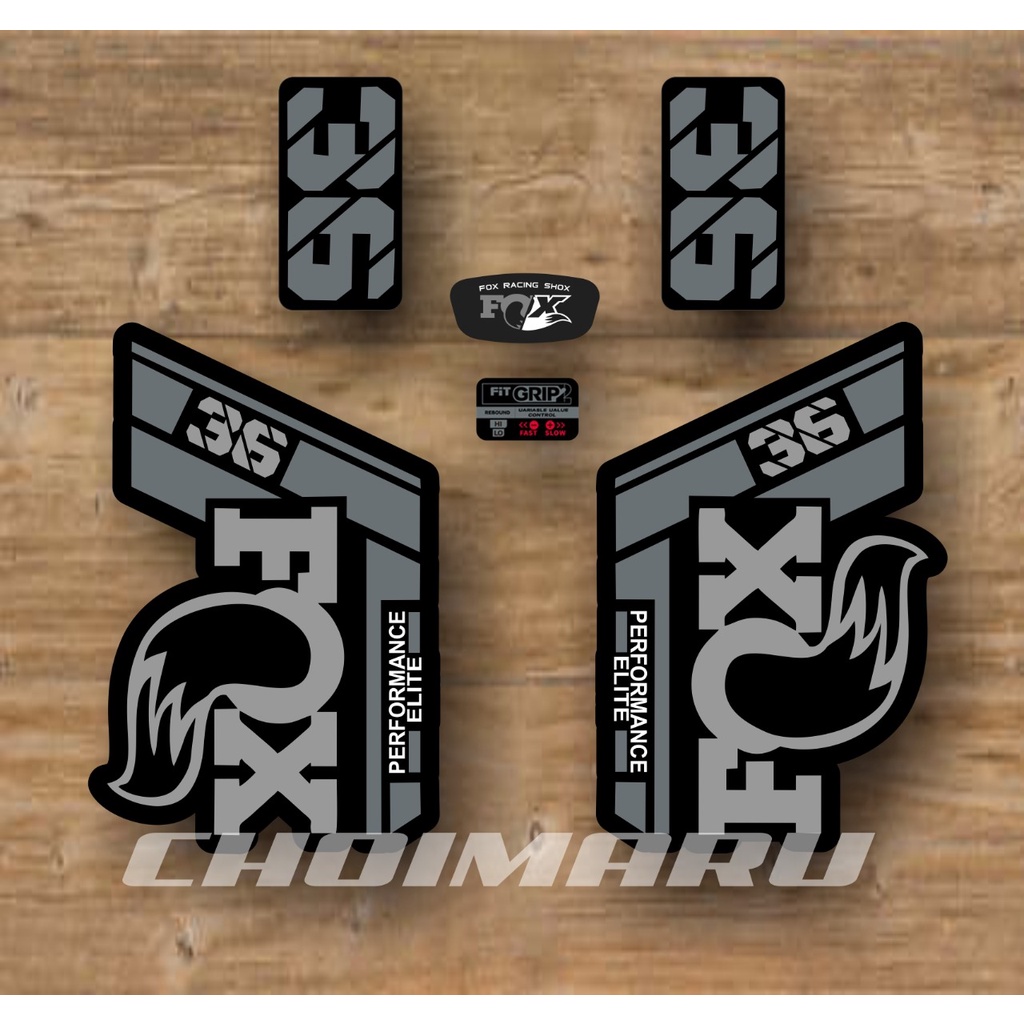 Decal stiker fox 36 2021