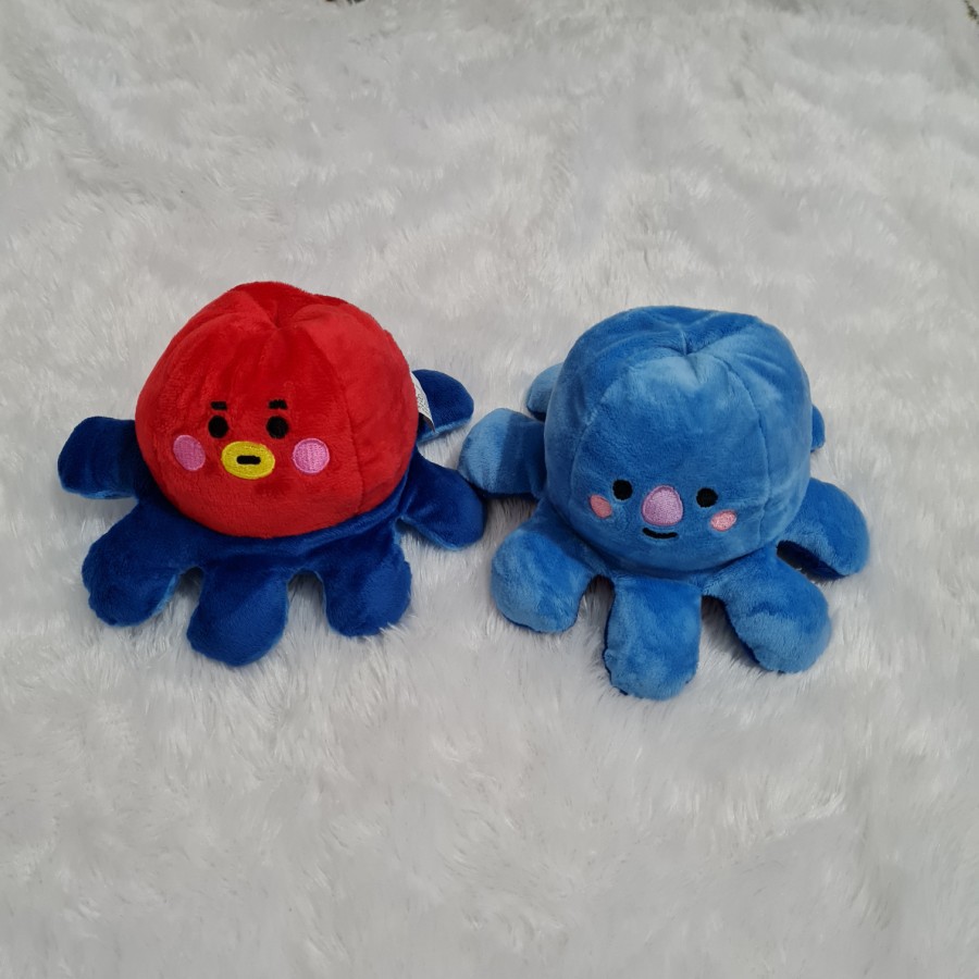 Boneka Gurita/Octopus/Cumi Cute/Ubur-Ubur BTS Bolak Balik Lucuu Imut Hadiah