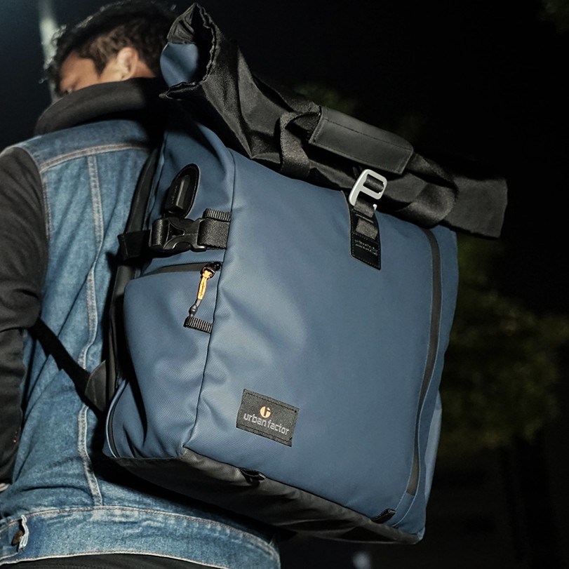 LANSPRESADO NAVY |Urban Factor x FORIND|Tas Ransel Punggung Ori Bag Pria Wanita Backpack Baru Besar