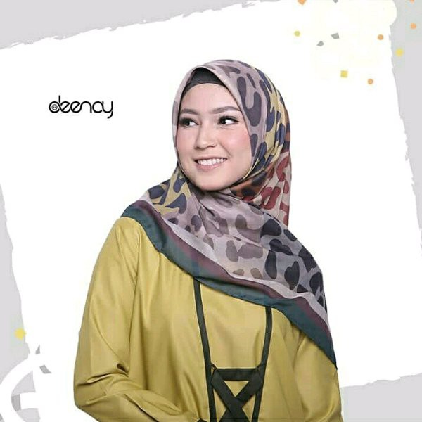 PROMO Deenay Hijab - Kerudung Deenay - Jilbab Deenay Voal Premium Motif Adesya - ORI