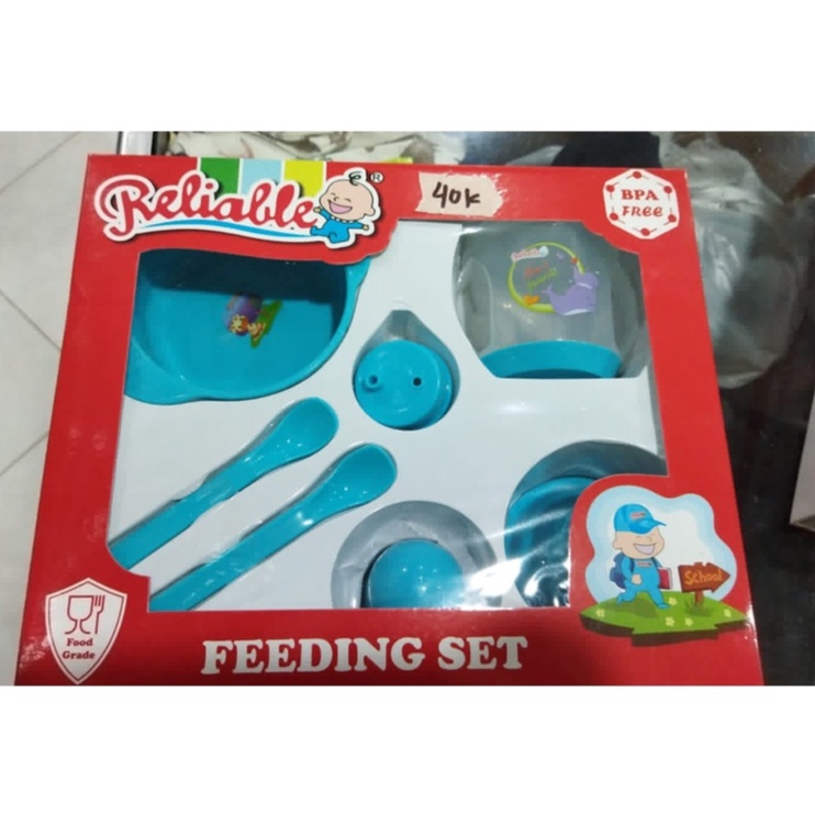 Reliable Feeding Set Mangkok Sendok &amp; Botol All In One RFS-5005