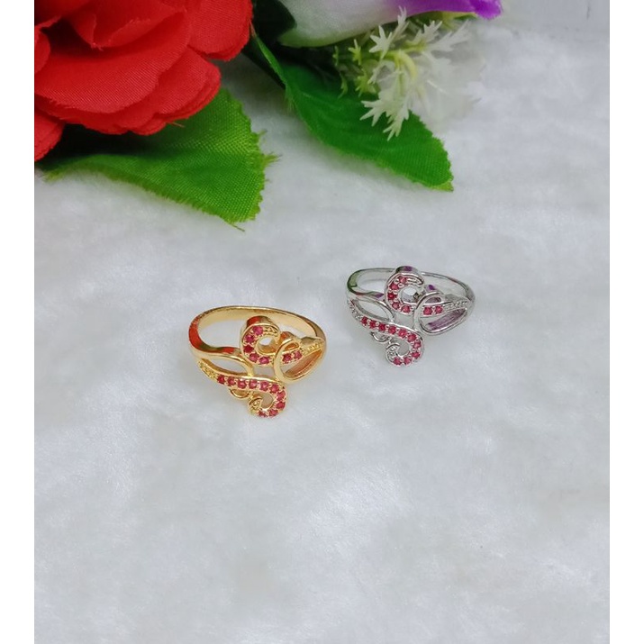 Cincin xuping permata Fashion jewelry 018A-021A