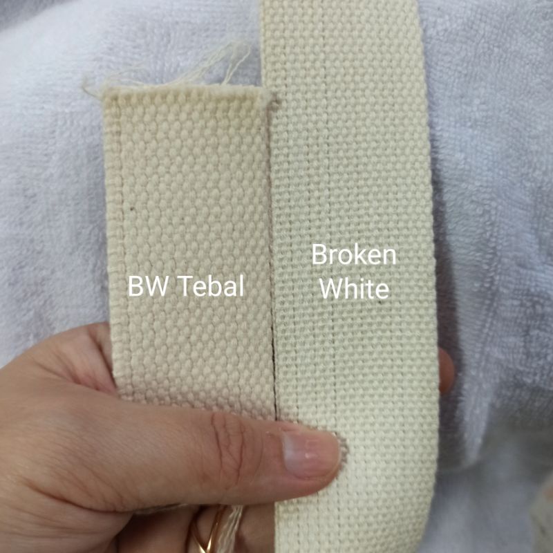 Bag Strap Cotton 38mm GOLD Tali Selempang Tas Bag Straps Besi EMAS