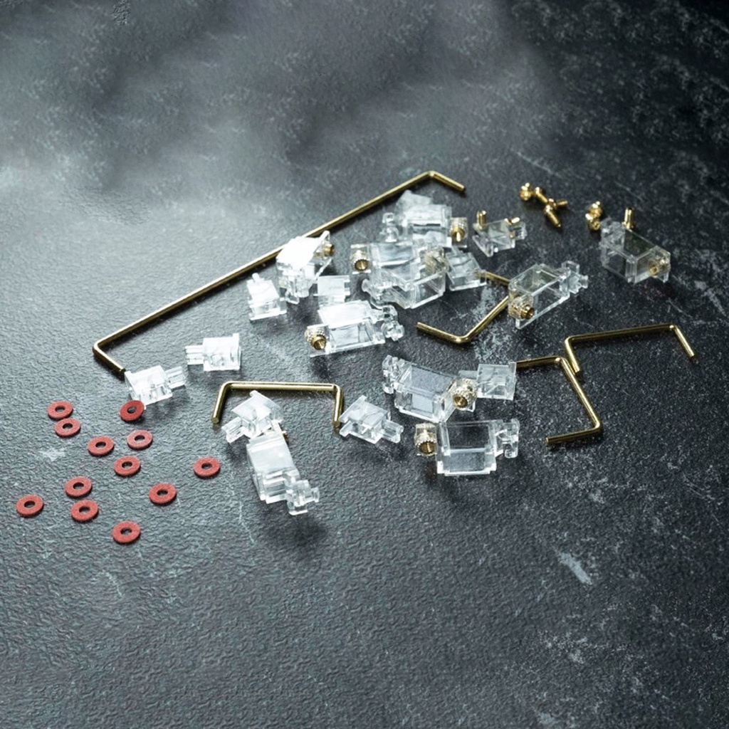 Durock V2 Transparent PCB Screw-in Stabilizer Set