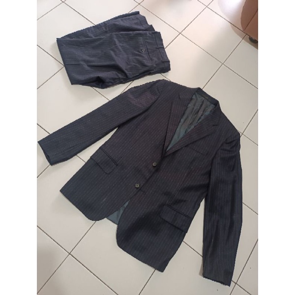 Blazer Jaket Pria Set Celana  BRANDED ORIGINAL