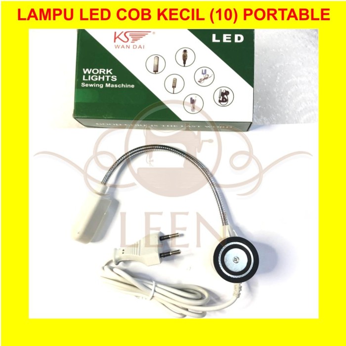 Lampu Portable LED COB Kecil (SUPER TERANG) GRADE A Mesin Jahit LEEN