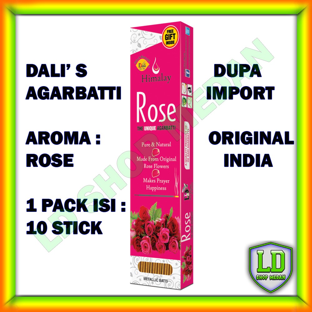 Pengharum Ruangan Bentuk Dupa / Hio Aromaterapi Original Import India Dali Argabatti Incense Sticks