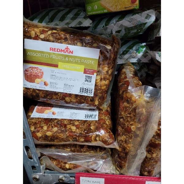 

redman mooncake assorted fuits and nuts / redman gojin repack 500gr