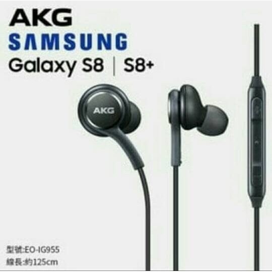 handsfree samsung S8 AKG - Earphone S8 Plus AKG -  Headset Samsung S8 OEM