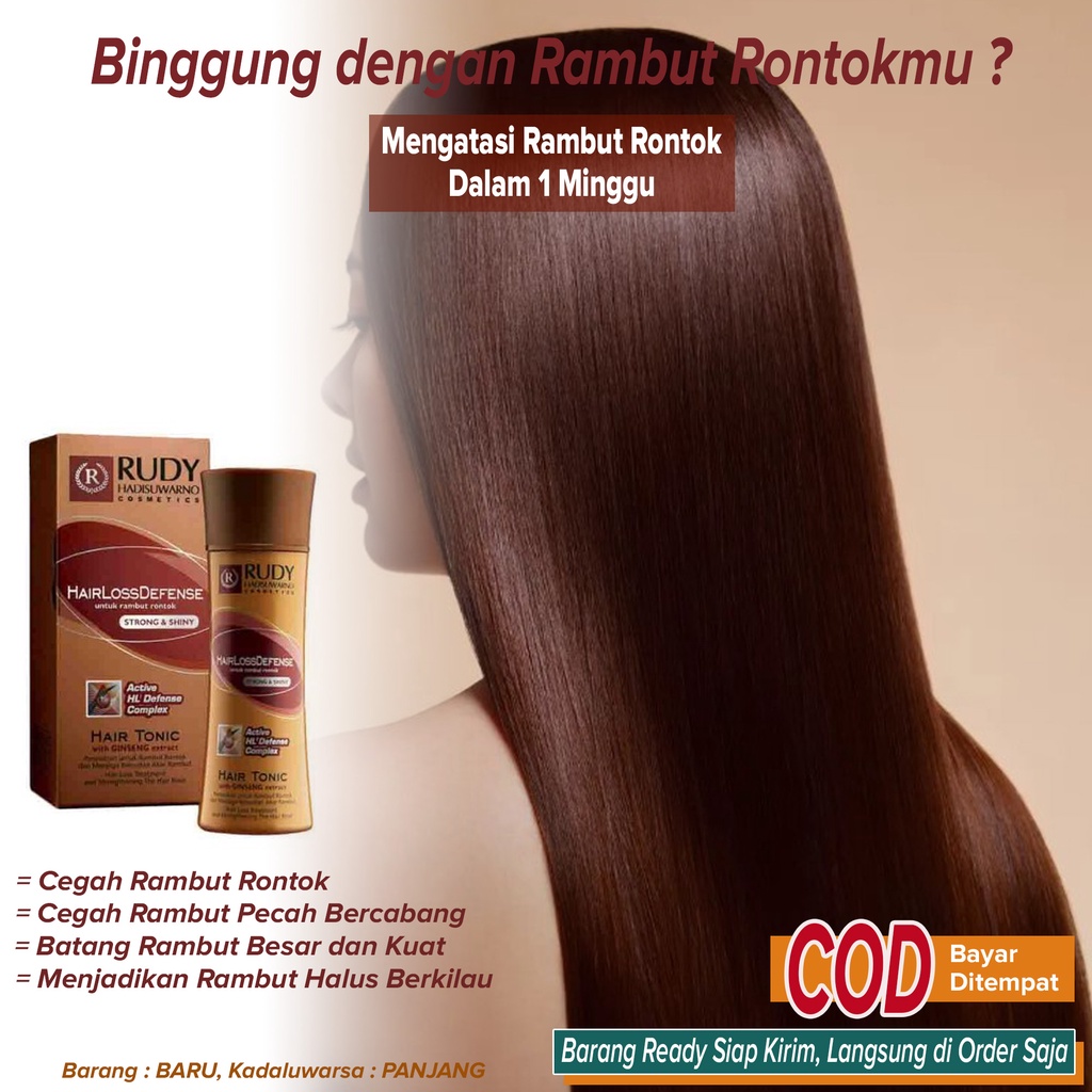 Perawatan Rambut Rontok AMPUH Penghalus Pelembut Penutrisi Rambut Kusut Kering Rusak Pecah Kaku Berc