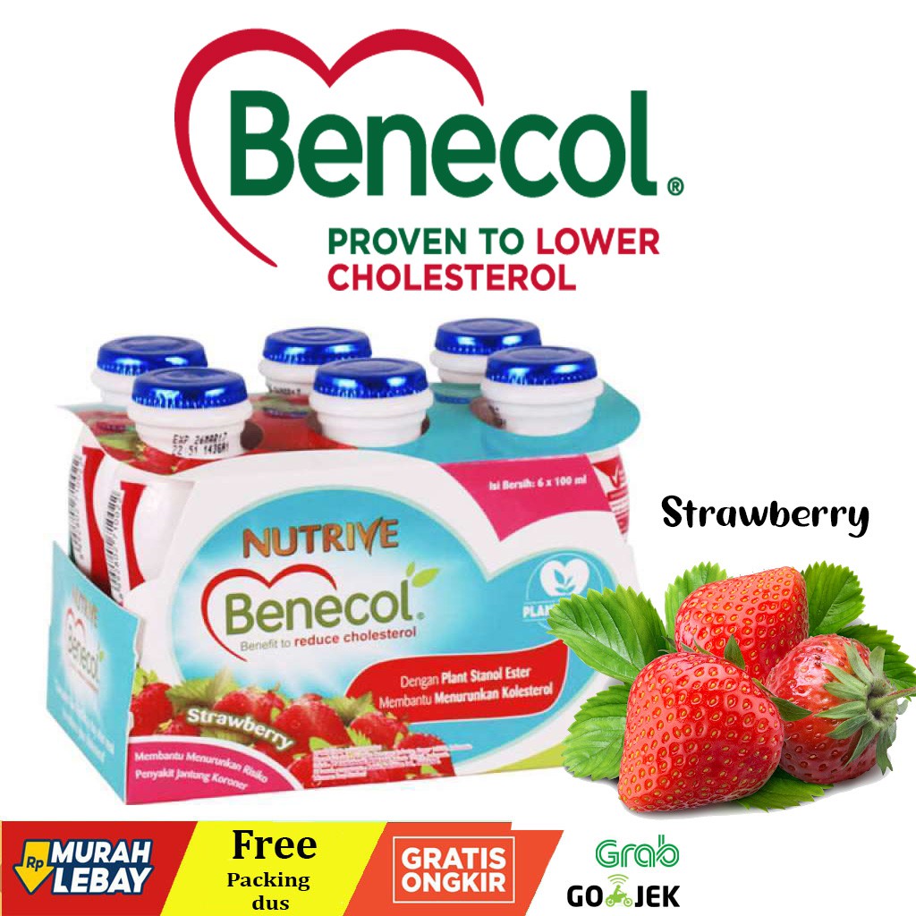 

NUTRIVE BENECOL Strawberry isi 6x100 ml.