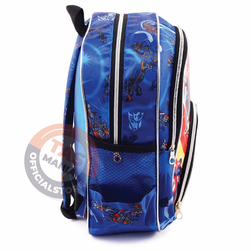 Tas Anak Laki Laki Karakter / HULK Spiderman Boboiboy Avangers - CLEARLY BACKPACK + PENSIL WARNA