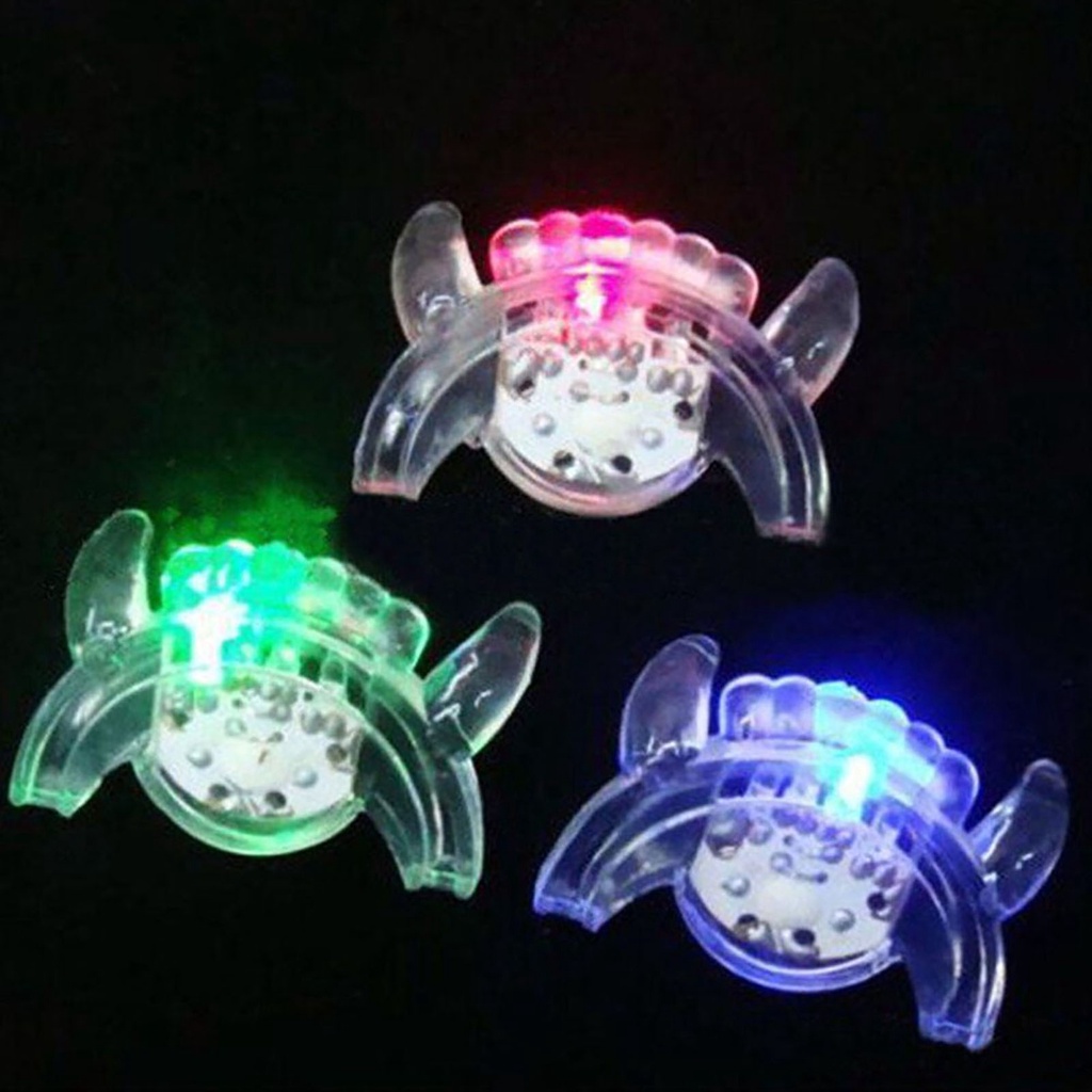 [HU] Corong Kedip Kedip Mulut Menyala Karet LED Mouth Piece Guard Mouthpiece RAVE Party Untuk Hadiah