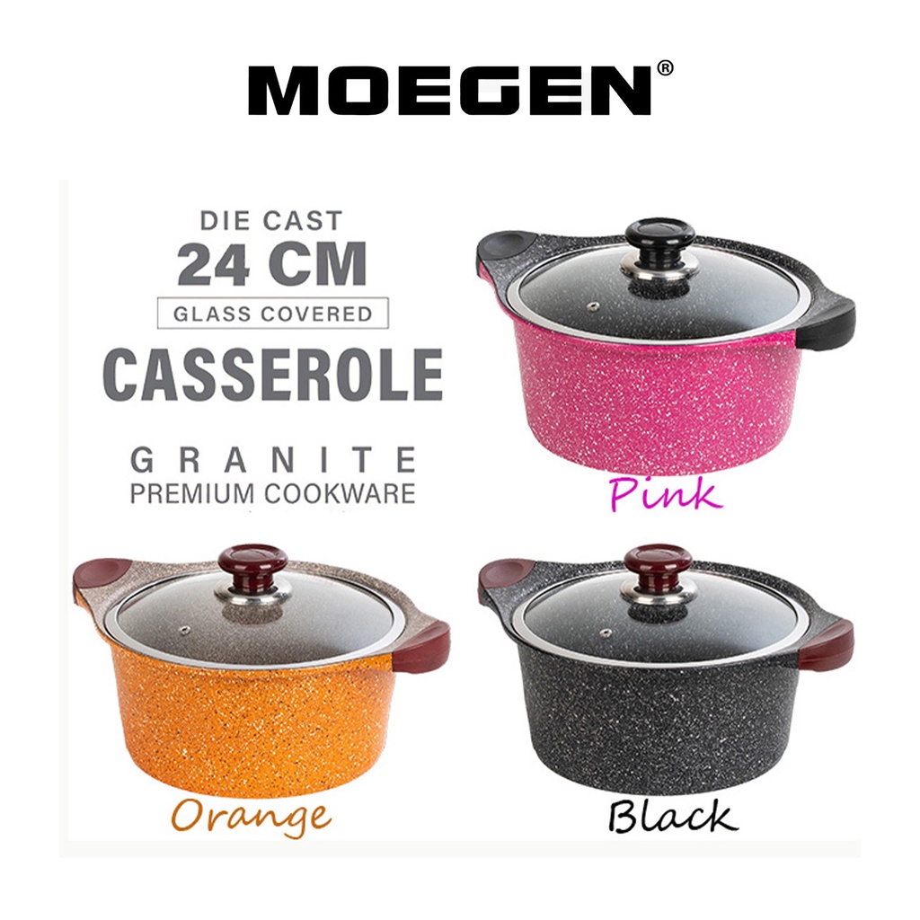 Moegen Germany Casserole / Stock Pot 24cm Granite Series