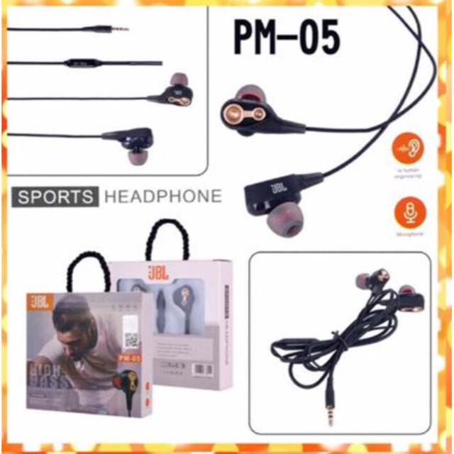 Hf earphone Headset JBL Sport PM-05 Super Bass