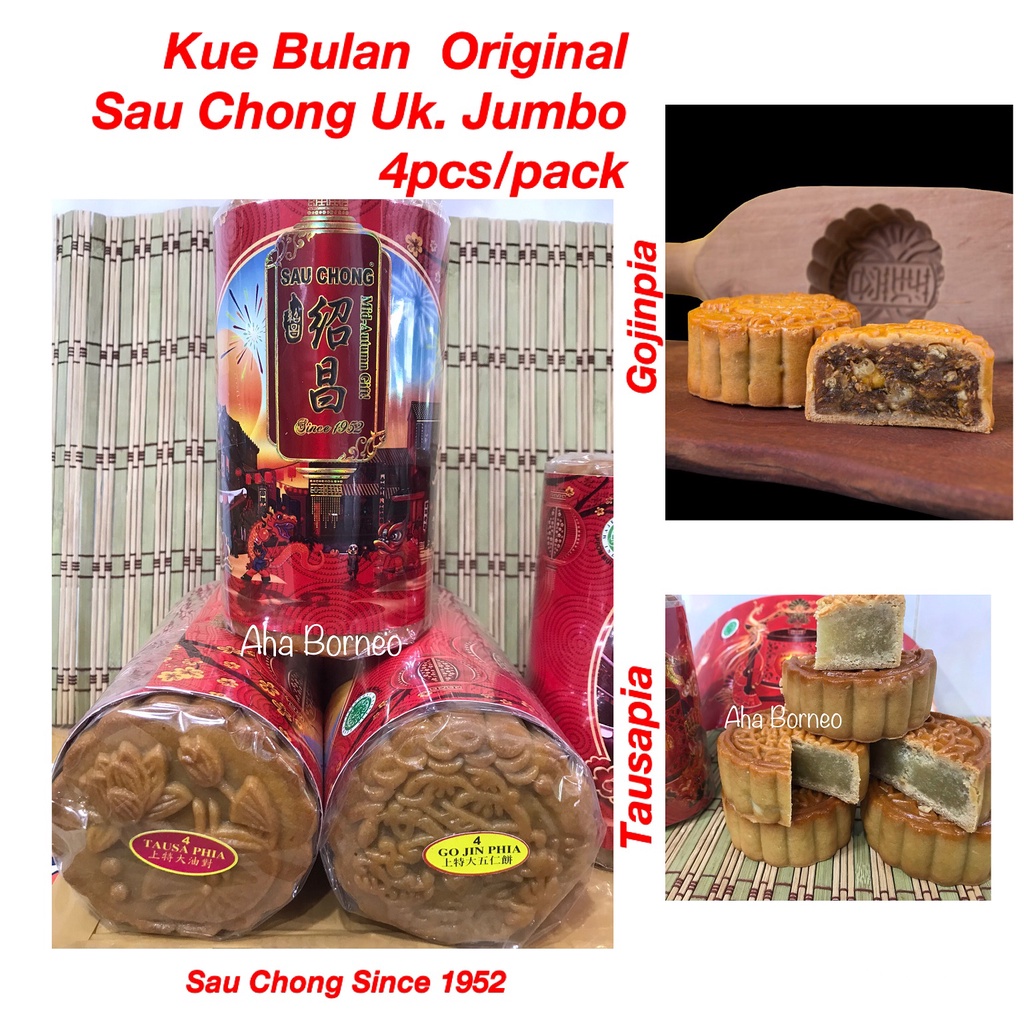 Kue Bulan Sau Chong Singkawang Uk.Jumbo / Tausapia Gojinpia No.4 Sau Chong Bong Meu Chong