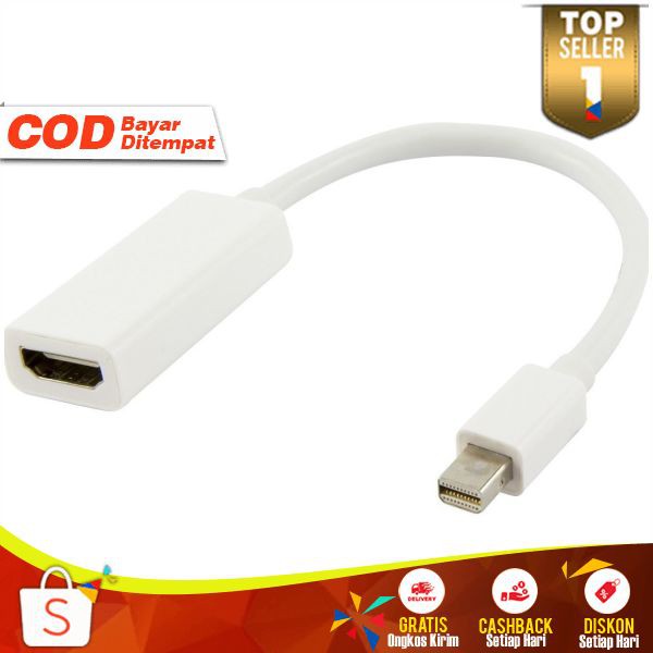 Konverter Mini Displayport Male to HDMI Female Nickel Plated Murah Converter HDMI Konektor