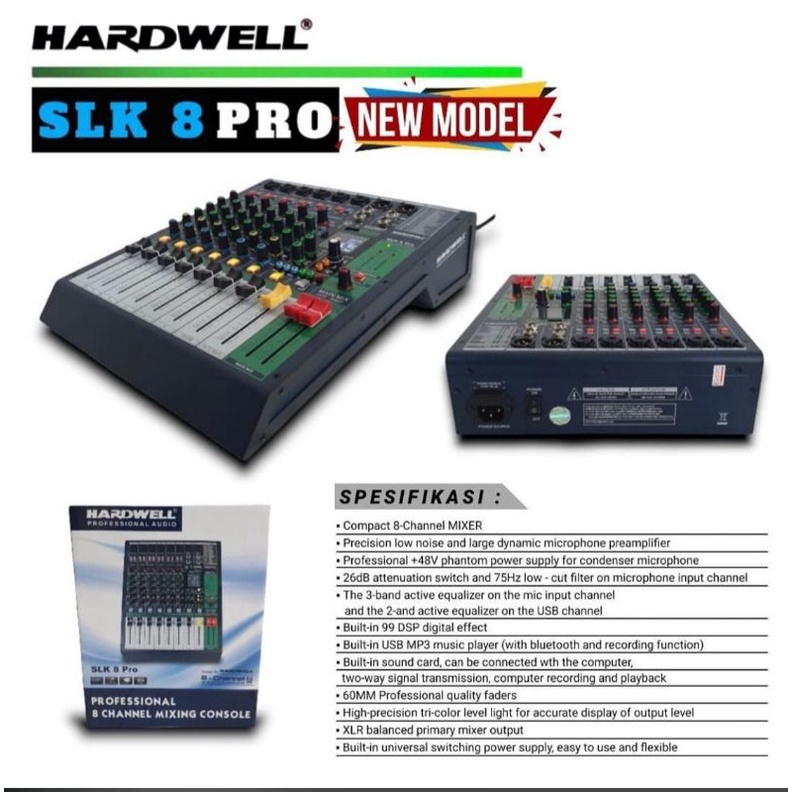 Mixer Hardwell SLK-8Pro slk 8pro 8ch original