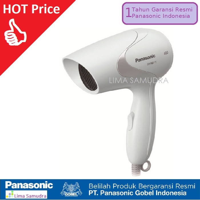 Panasonic Hair Dryer EH ND 11 White Pengering Rambut