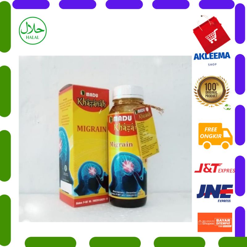 

MADU VERTIGO ATAU MADU MIGRAIN SANGAT EFEKTIF MEREDAKAN SAKIT KEPALA SEBELEH NETTO 250ml