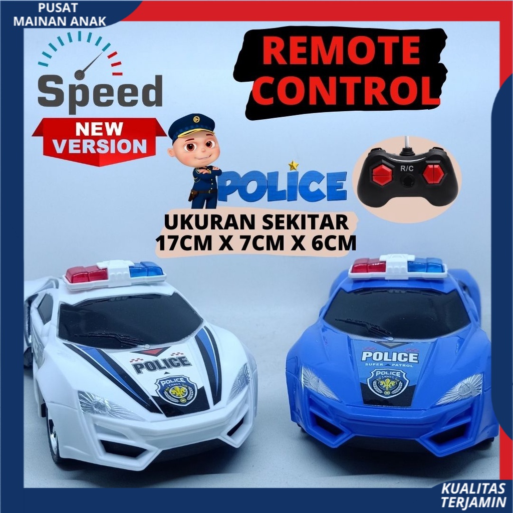 Mobil remote control Polisi | Mobil Remot kontrol Patroli Tahan Banting Racing Car New Version