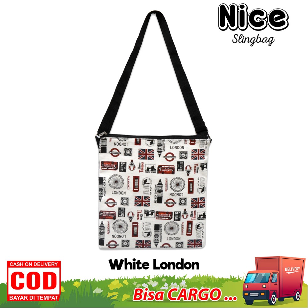 Nice Baby Sling Bag Medium Tas Selempang Praktis untuk Jalan-Jalan