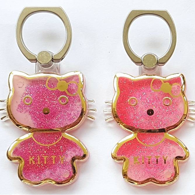 iRing Ring Stand Hello Kitty Water Glitter, Phone Holder