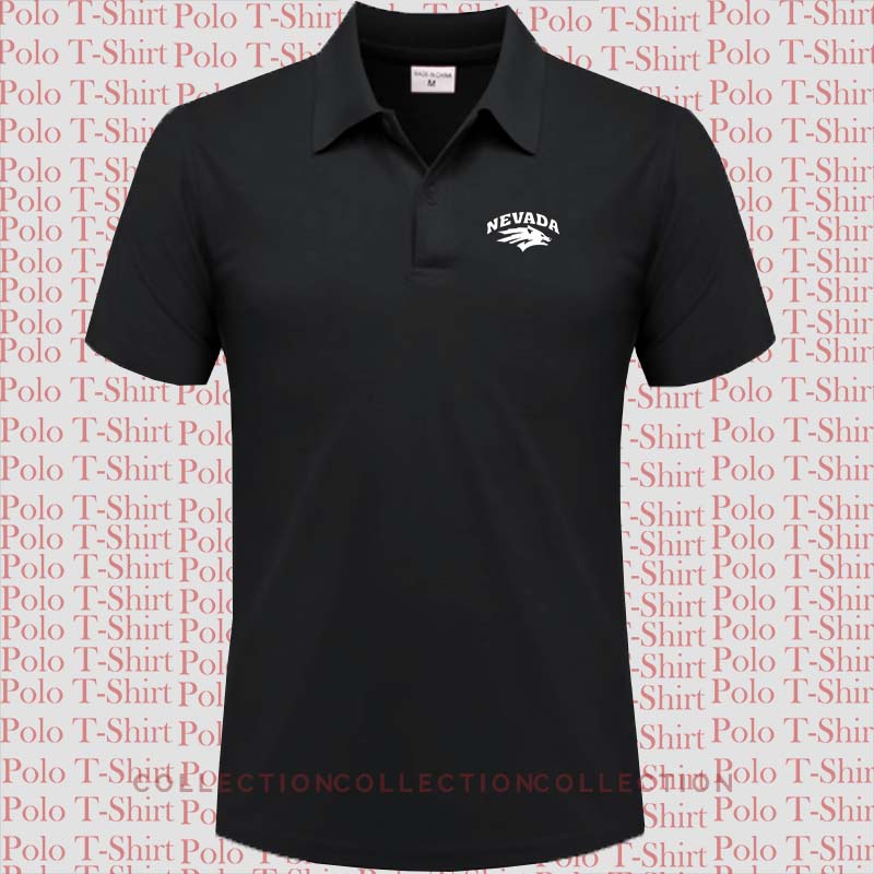 PutriCollection Kaos Kerah Pria / Kaos Polo Pria Logo / Poloshirt / Kaos Pria Kerah Nevada white