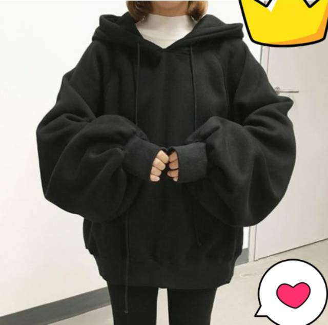 HOODIE SWEATER OVERSIZE POLOS ULLZANG KOREAN FASHION ALL SIZE