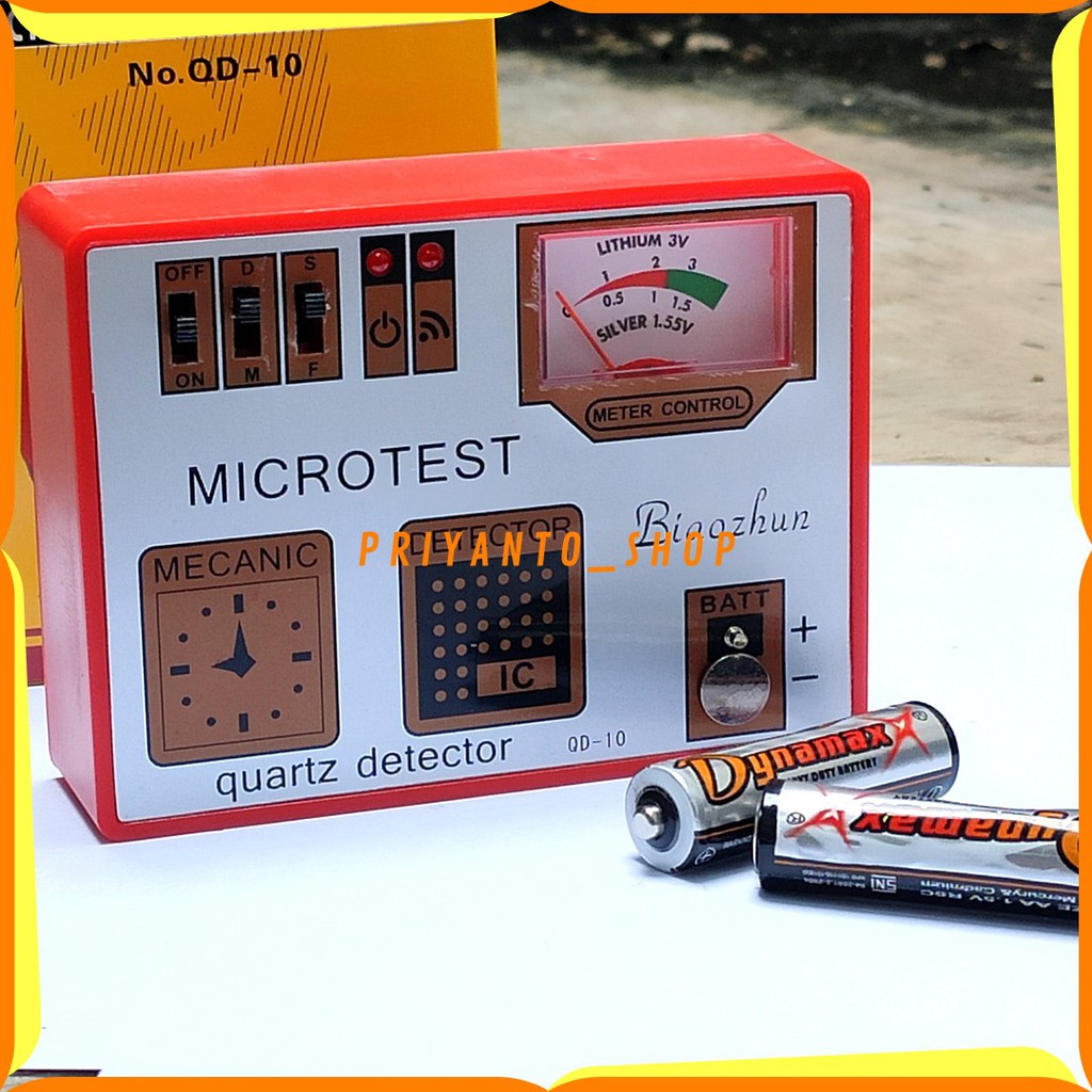 MIKROTEST ALAT SERVICE JAM TANGAN TESTER MESIN BATTERY IC ORIGINAL GETARAN HALUS